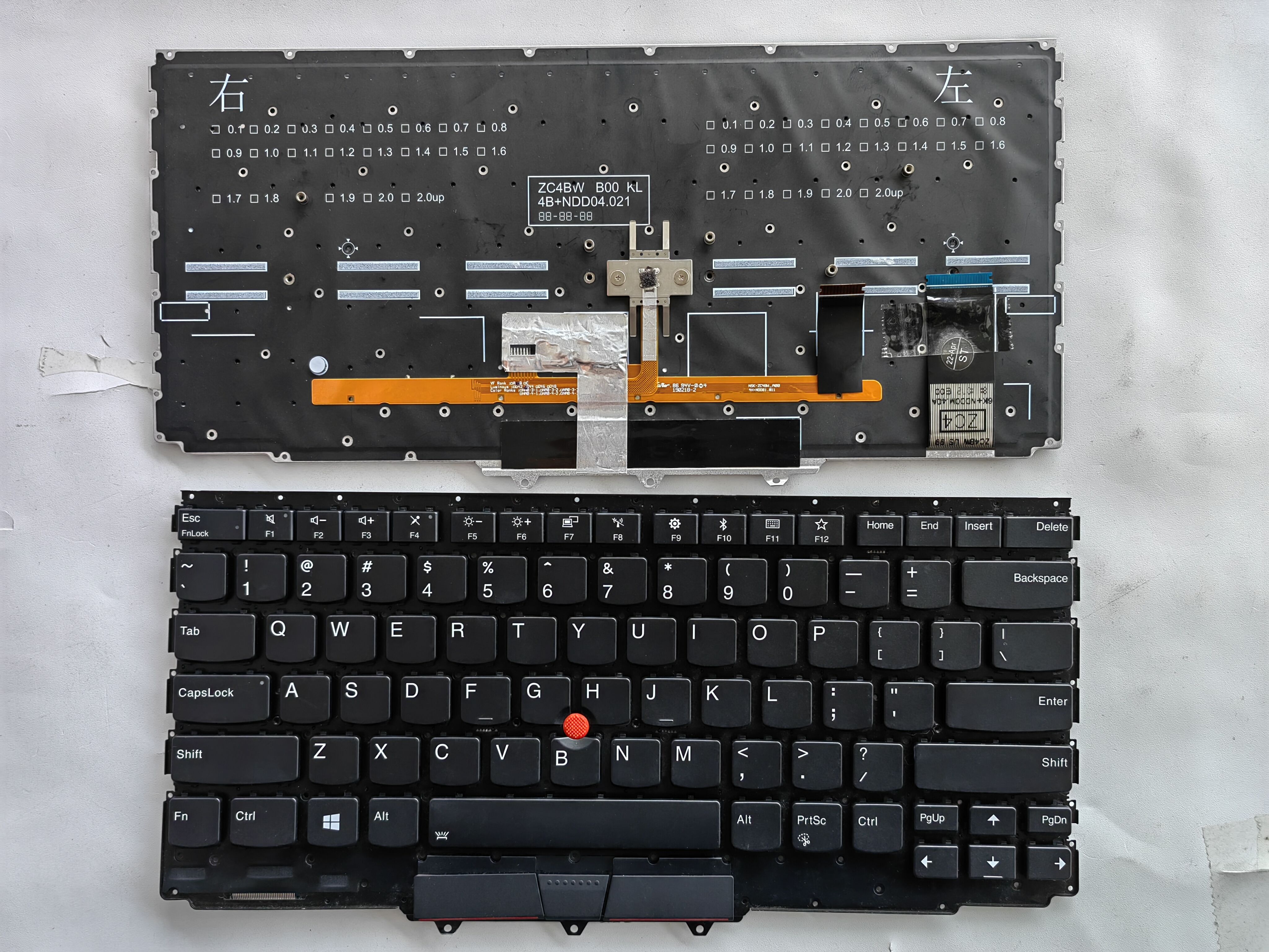 Picture of New Replacement Laptop Keyboard For IBM YOGA X1 2017 BLACK With Point Backlit US Layout